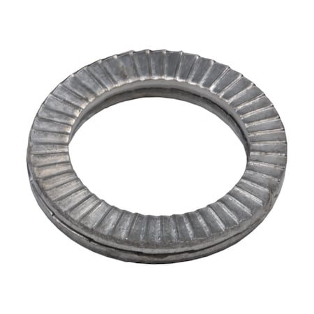 Wedge Lock Washer, Fits Bolt Size 3/4 In Steel, Zinc Flake Finish